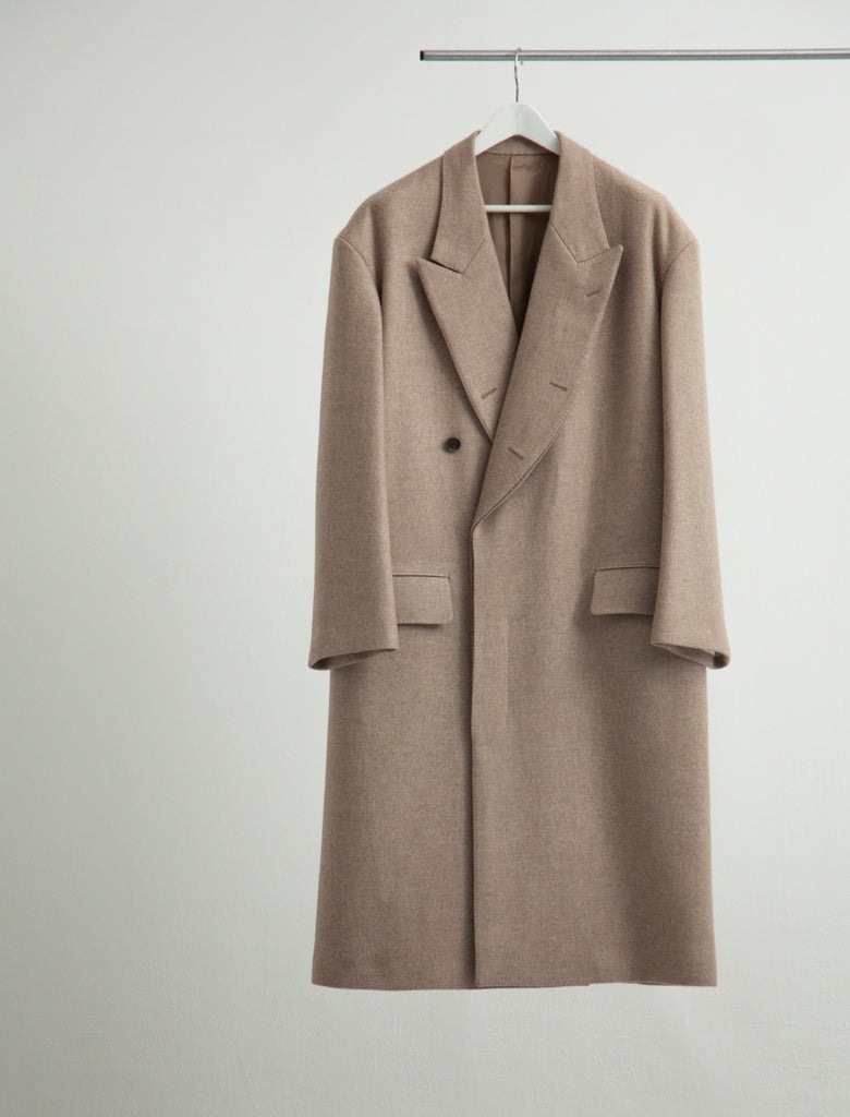 OPEN PLACET CASHMERE COAT