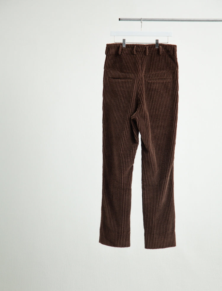 HEAVY WALE HIGH WAIST DOUBLE POCKET PANTS