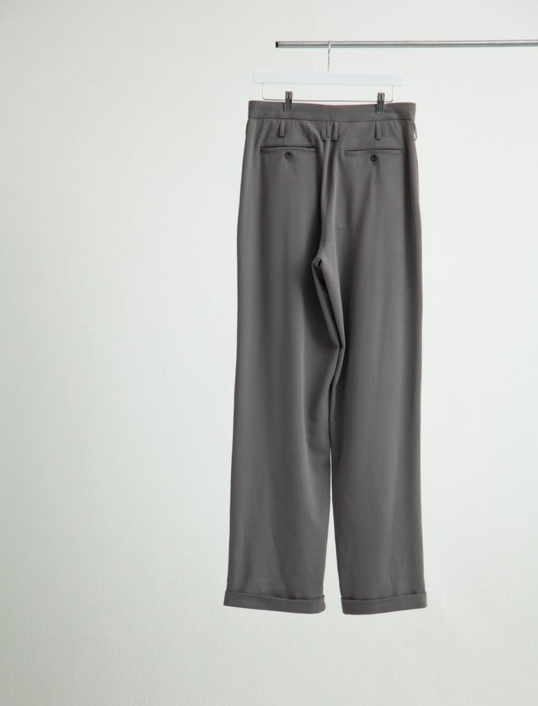 DOUBLE INVERTED TUCK TROUSERS