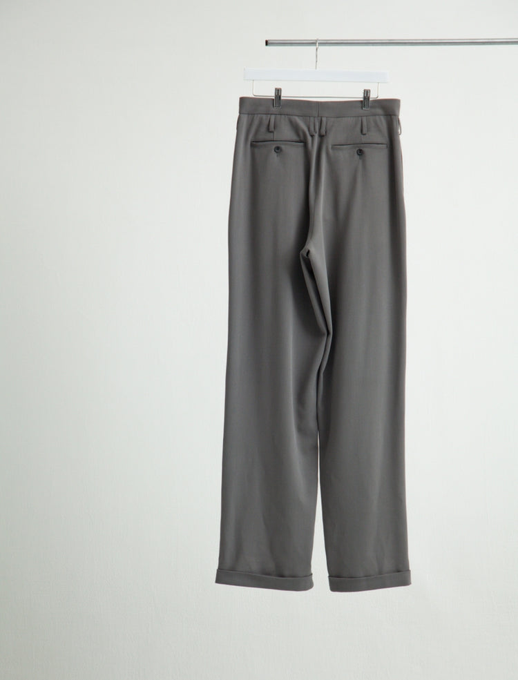 DOUBLE INVERTED TUCK TROUSERS