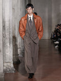 OILED LEATHER BLOUSON
