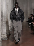 OILED LEATHER BLOUSON