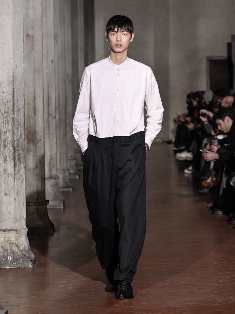 CURTAIN-WAIST JUMPSUIT